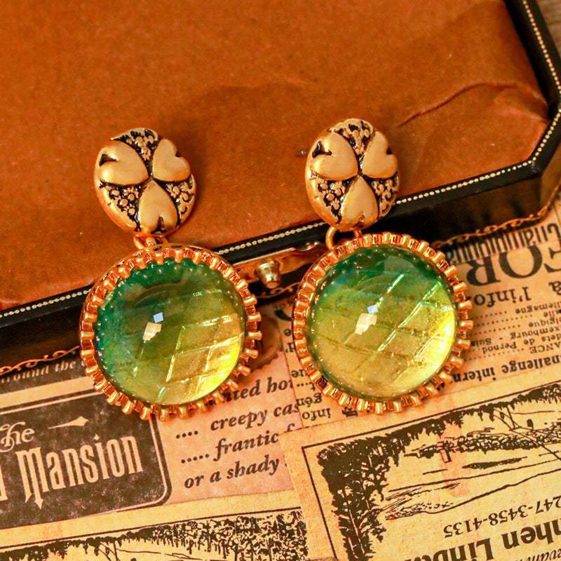 Summer Vintage Round Earrings