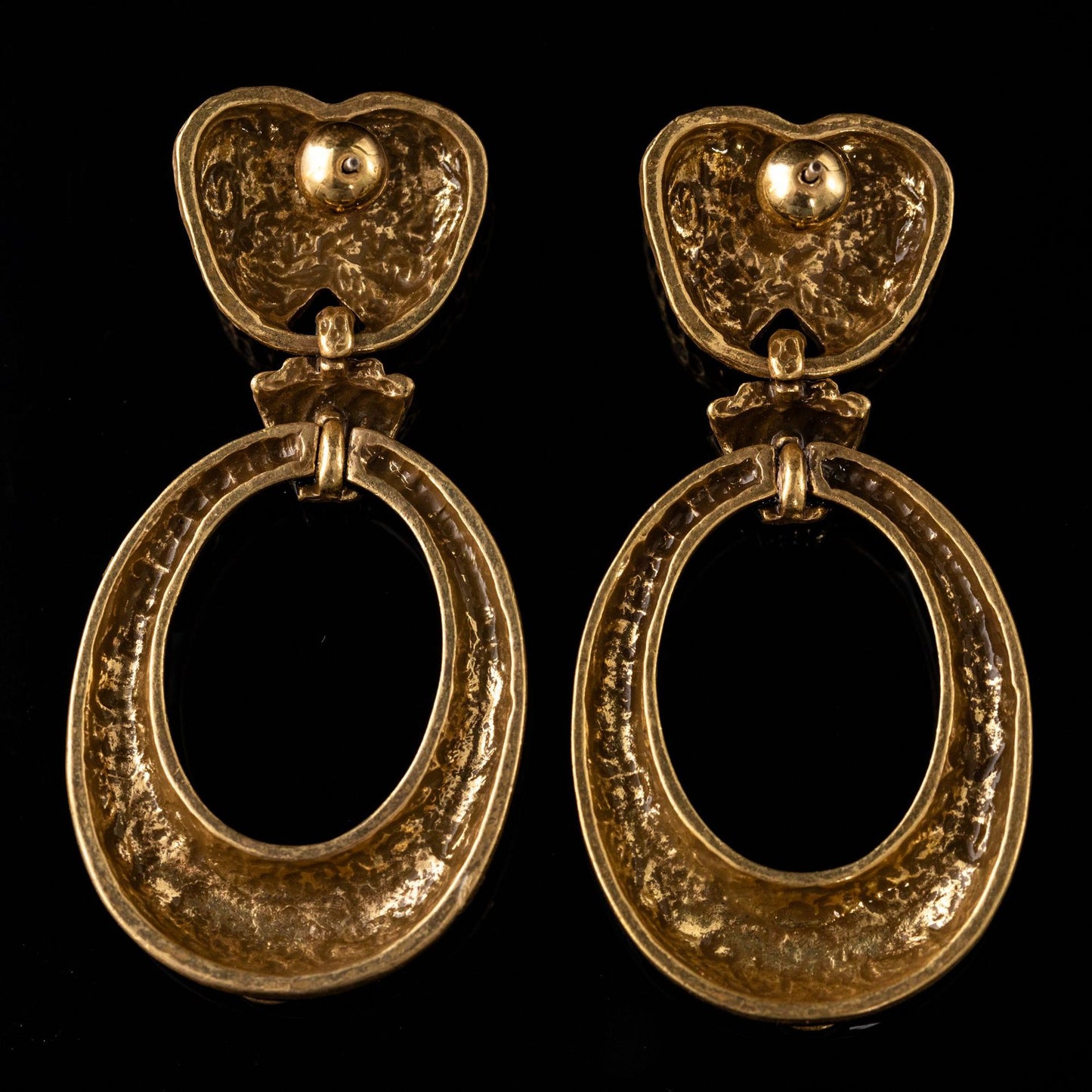 The Enamel Halo Earrings