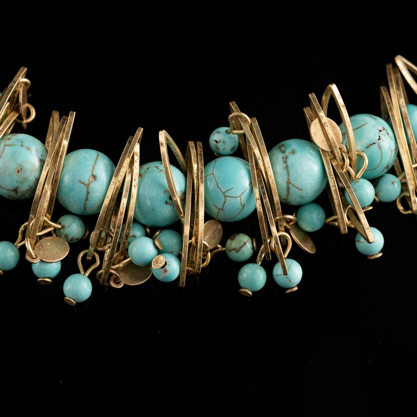 Vintage Turquoise Statement Necklace