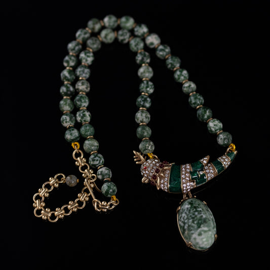 The Forest Parrot Necklace