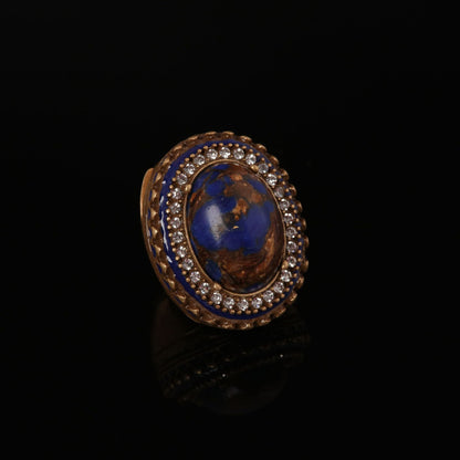 Planet Natural Stone Ring