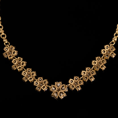 Crystal Blossom Statement Necklace