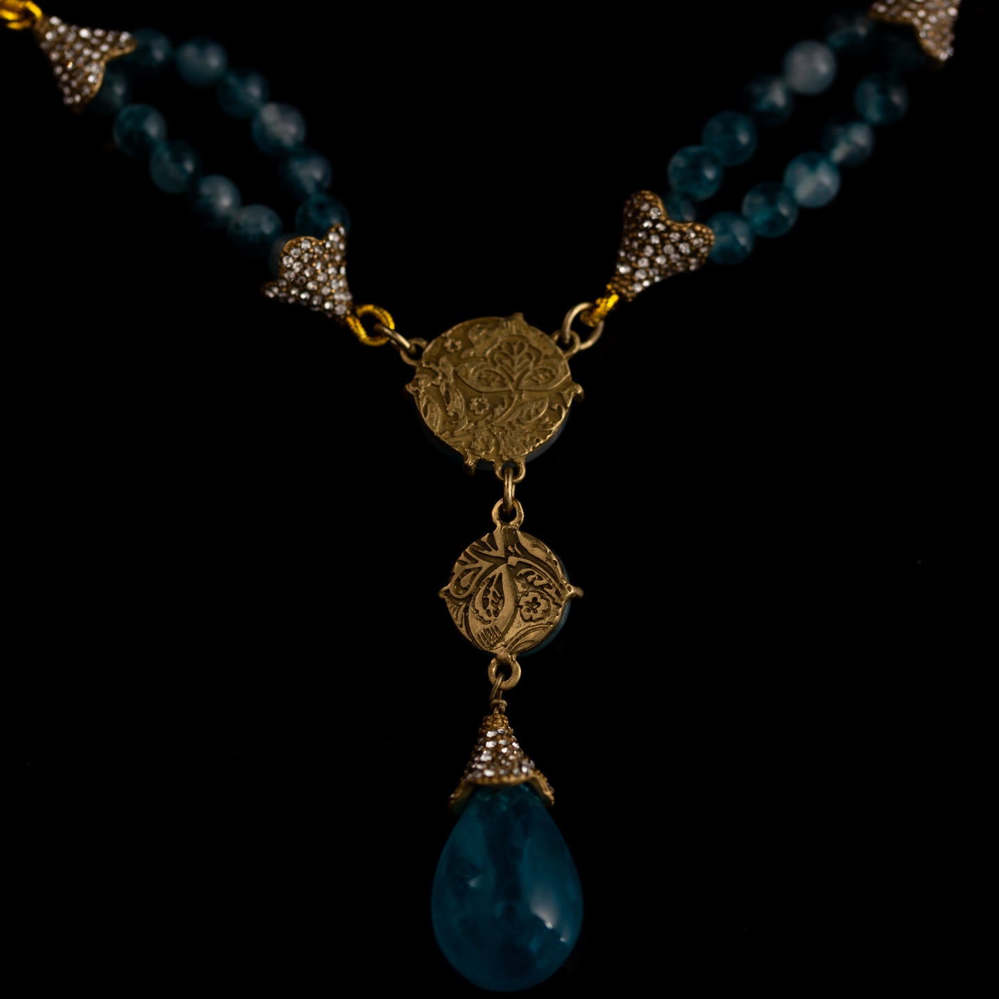 Azure Cascade Necklace