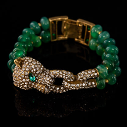 Emerald Panther Bracelet