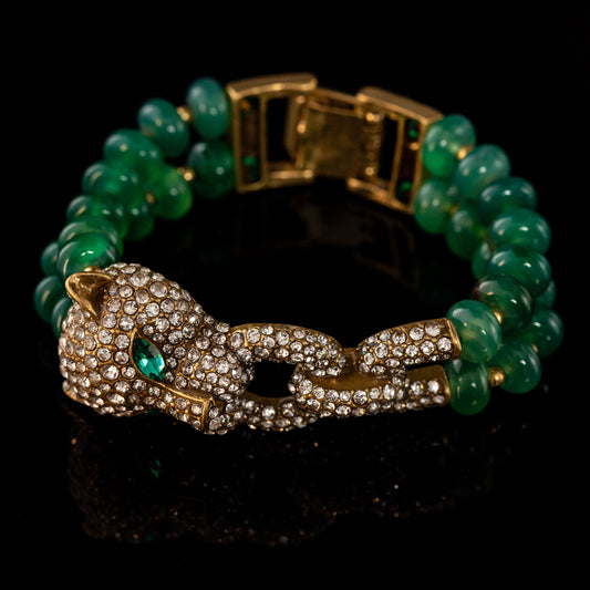 Emerald Panther Bracelet