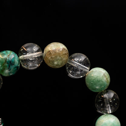 Green Charm Vintage Gemstone Bracelet