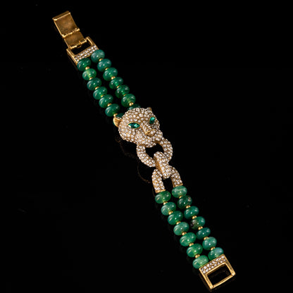 Emerald Panther Bracelet