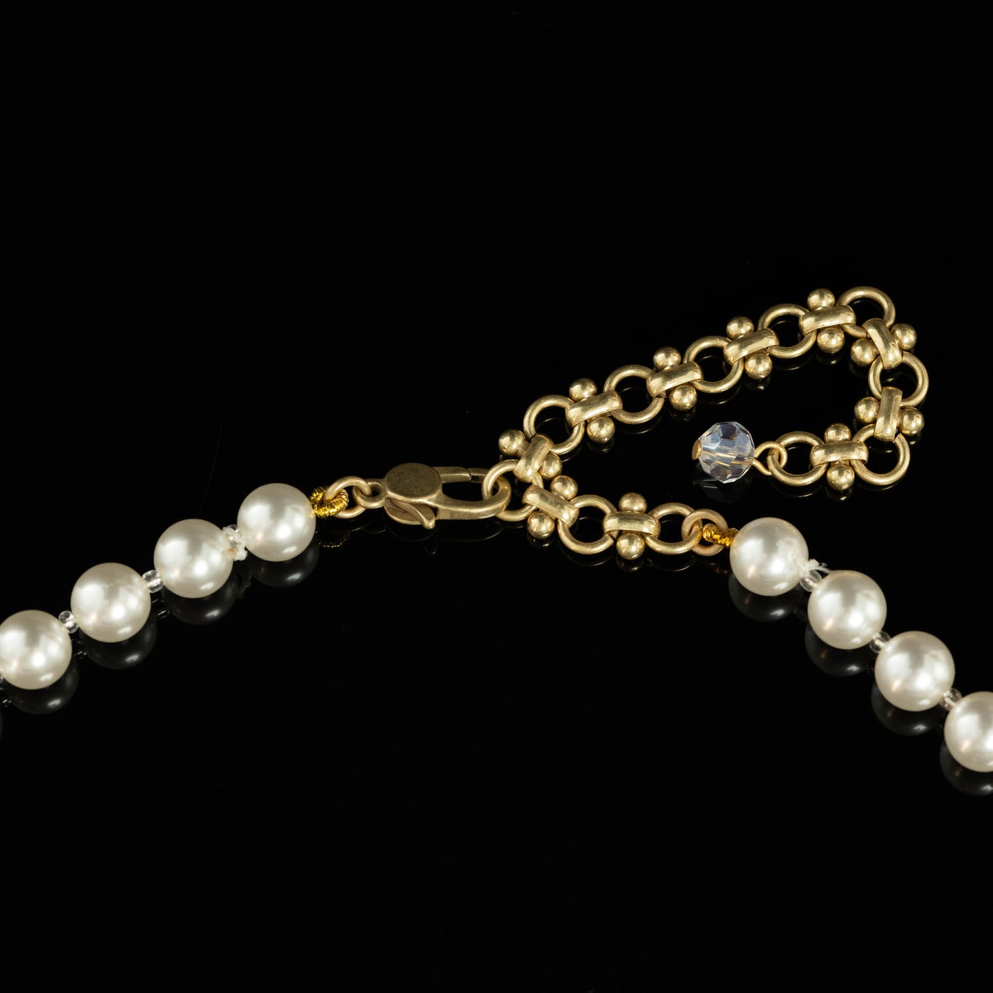 Pearl & Bow Amethyst Pendant Necklace
