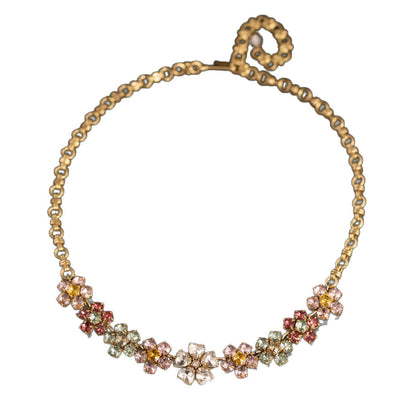 Crystal Blossom Statement Necklace