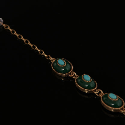 Mediterranean Teardrop Pendant Necklace