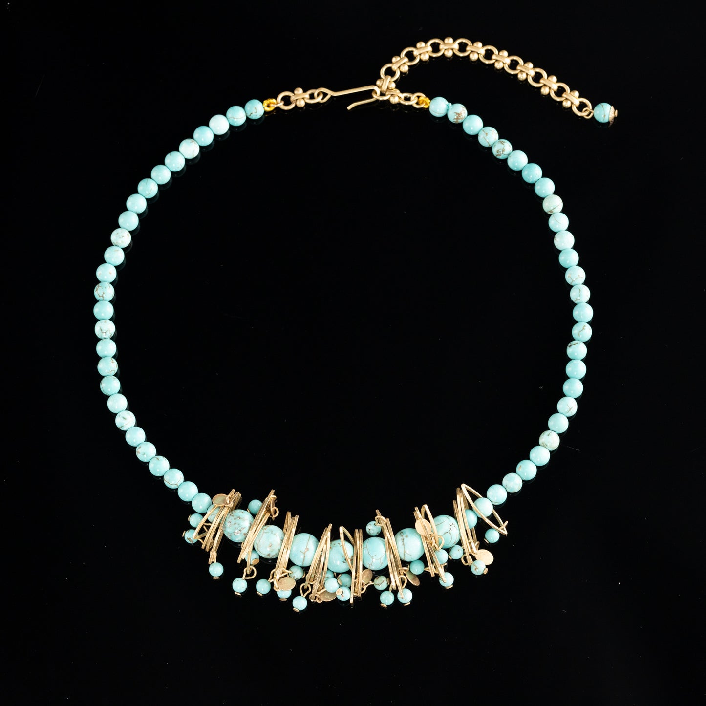 Vintage Turquoise Statement Necklace