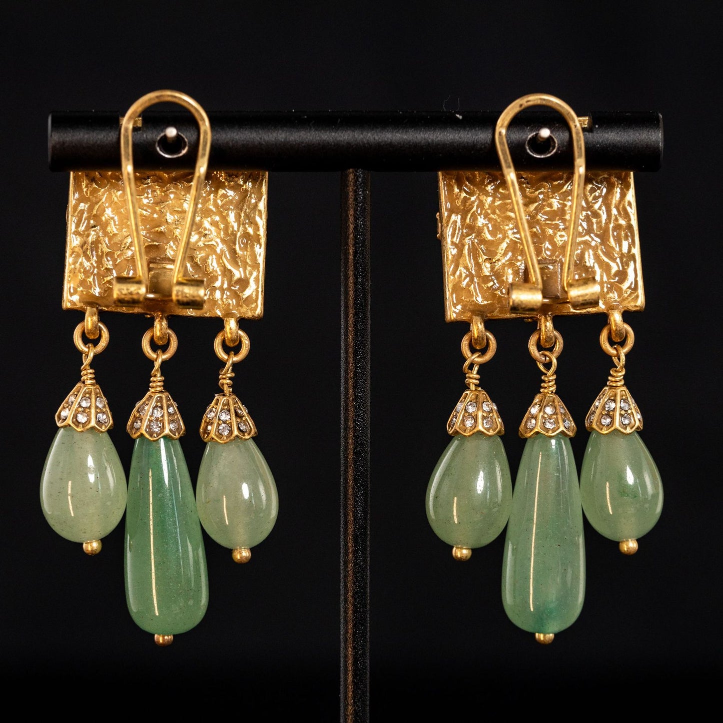The Verdant Grace Drop Earrings