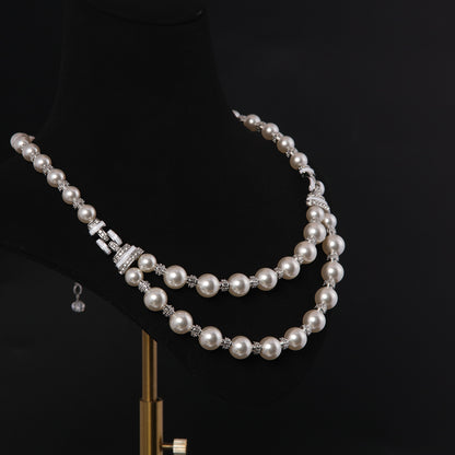 Modern Grace Pearl Necklace
