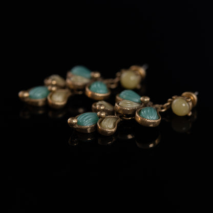 The Multicolor Petal Earrings