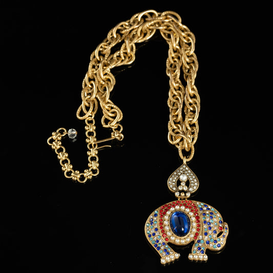 Maharani Elephant Necklace
