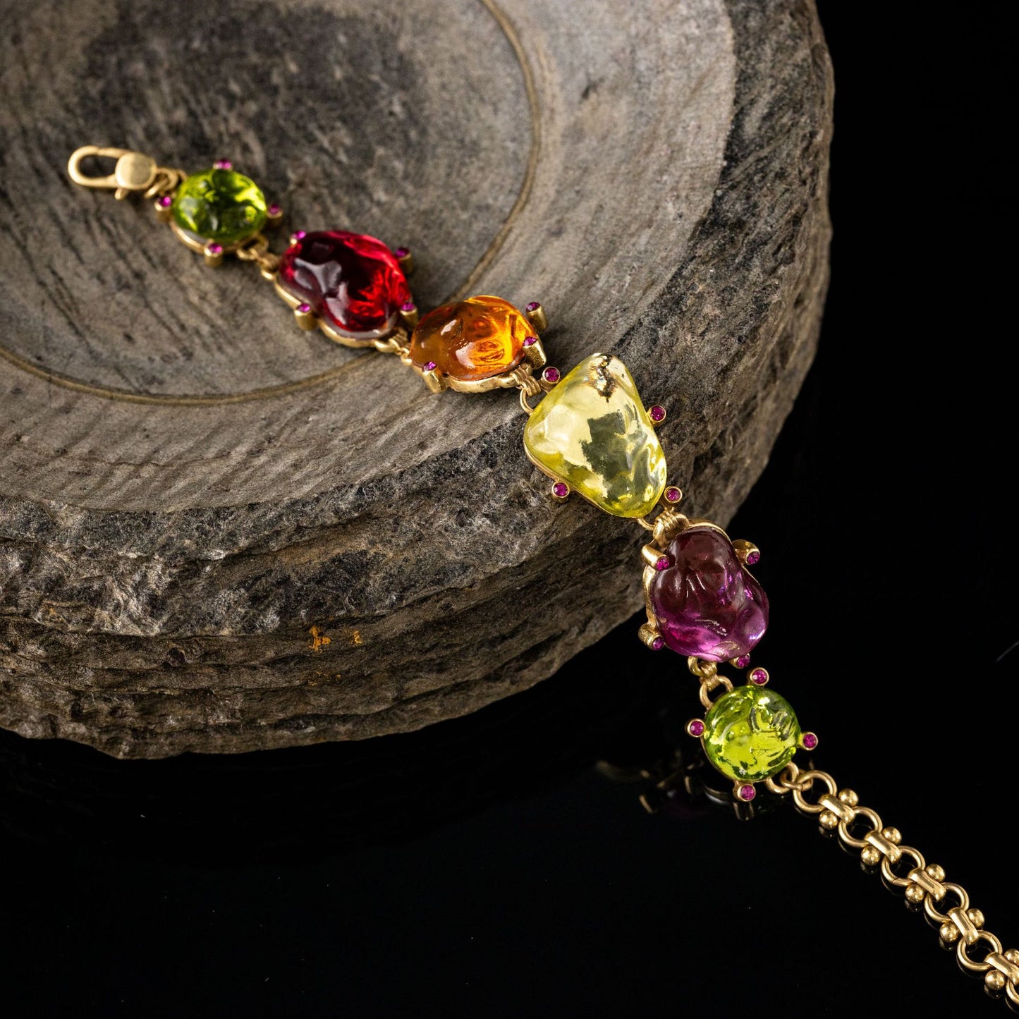 Rainbow Gemstone Bracelet