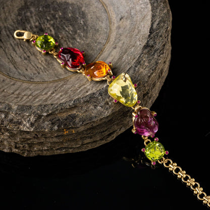 Rainbow Gemstone Bracelet