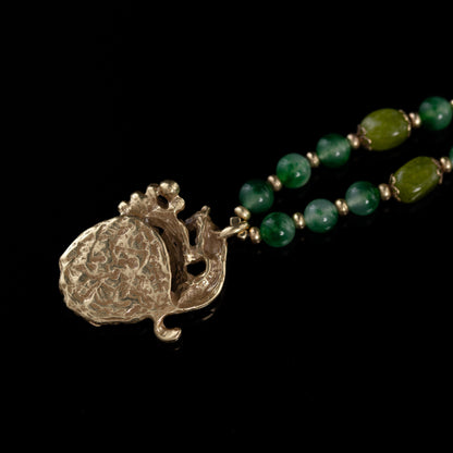 Jade Panther Necklace