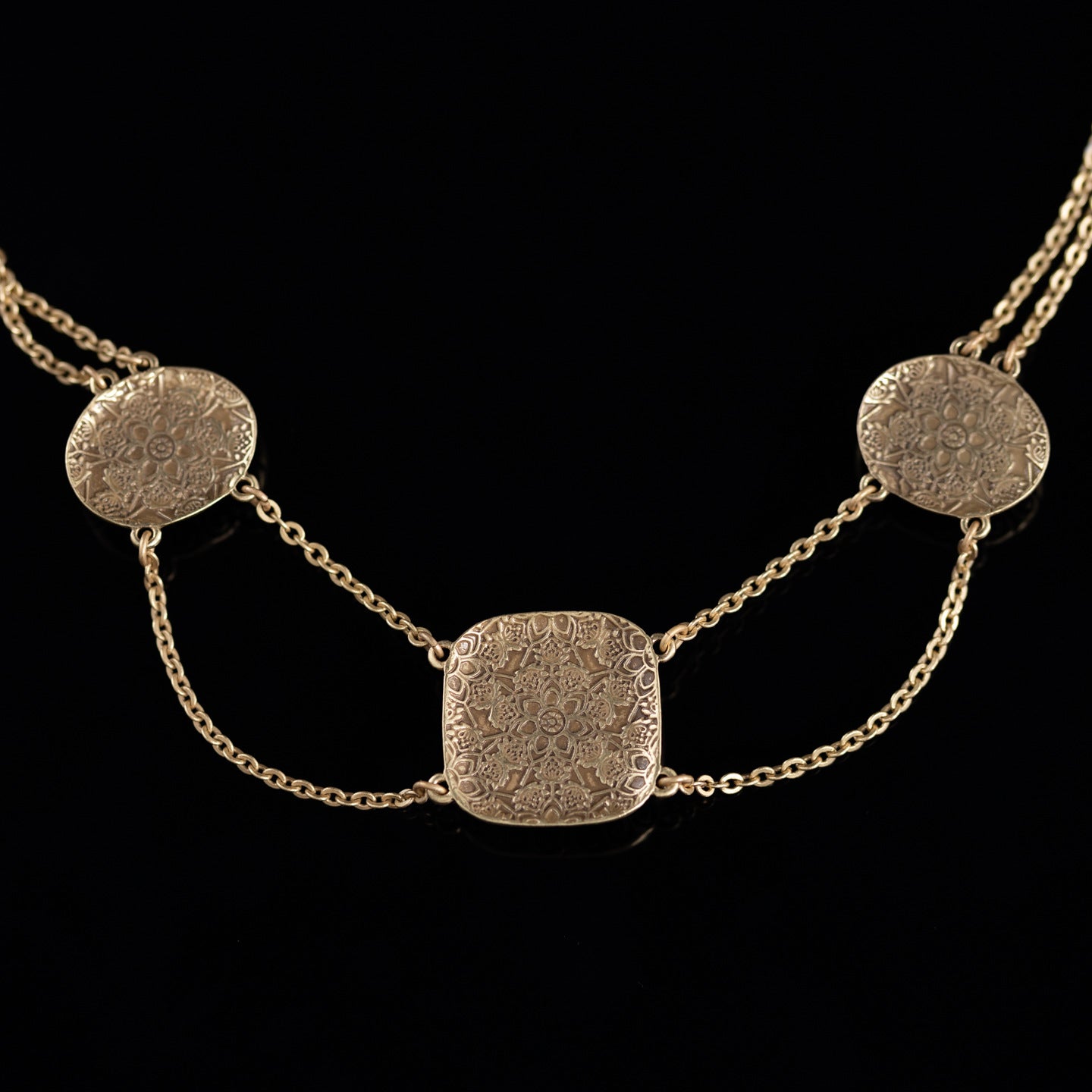 Golden Amber Grace Necklace