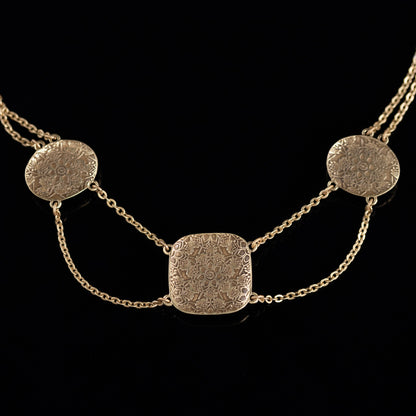 Golden Amber Grace Necklace