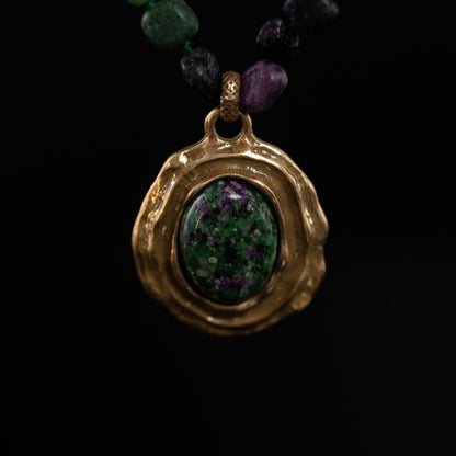 Verdant Relic Pendant Necklace