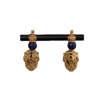 Regal Lion Head Earrings