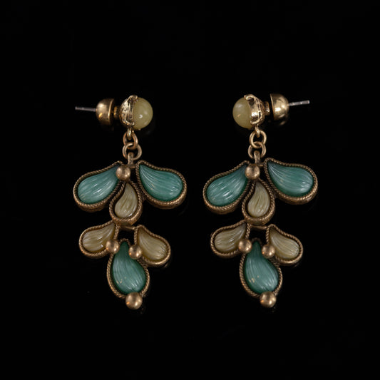 The Multicolor Petal Earrings