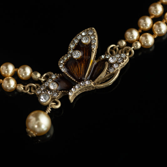 Aurelia Butterfly Pearl Set