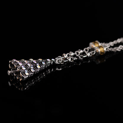 Noël Reverie Christmas Tree Pendant Necklace