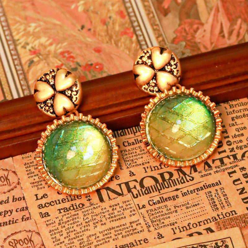 Summer Vintage Round Earrings