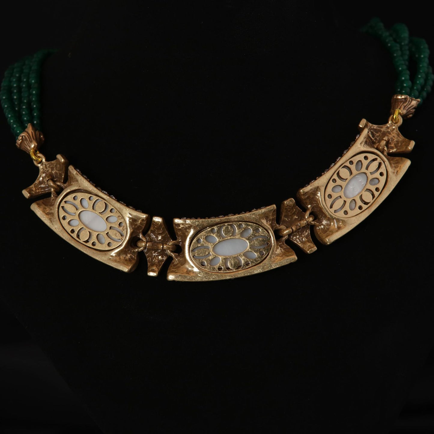 Imperial Pearl & Emerald Necklace
