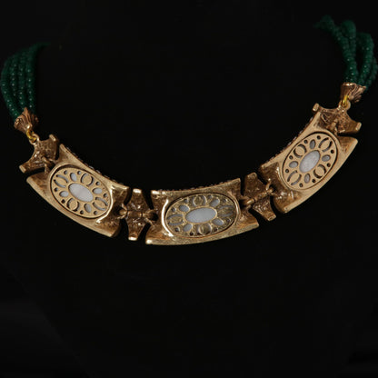 Imperial Pearl & Emerald Necklace