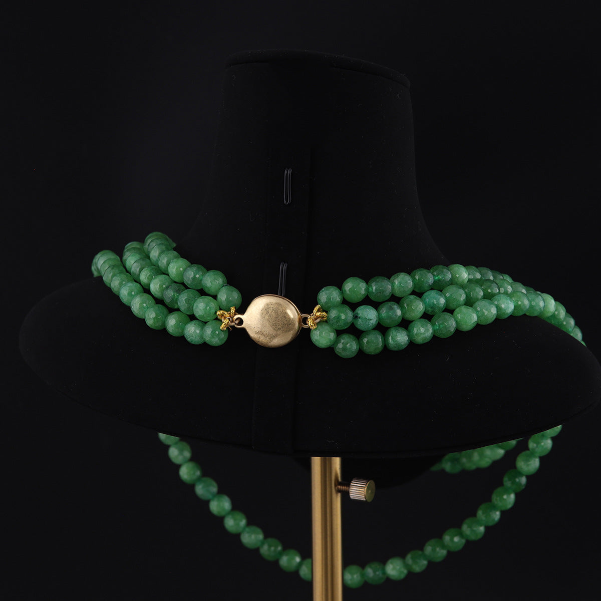 Elegant Green Gemstone Necklace