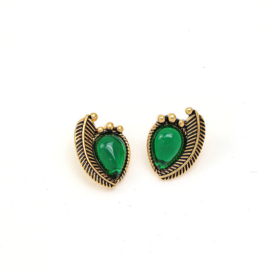 Emerald Gemstone Earrings