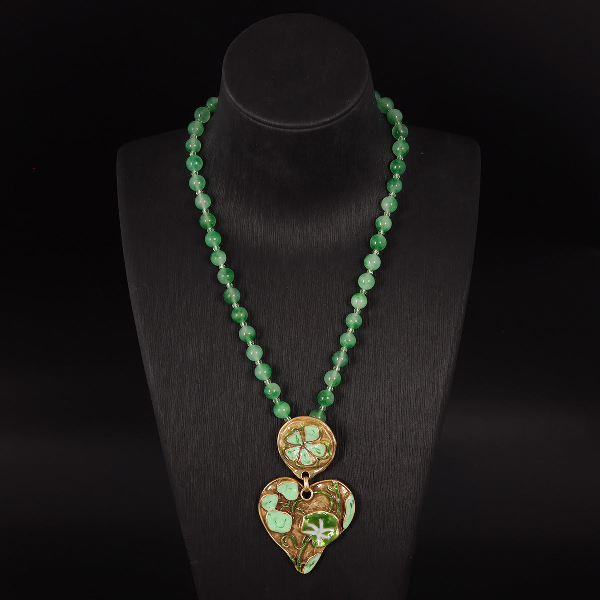 Verdant Heart Pendant Necklace