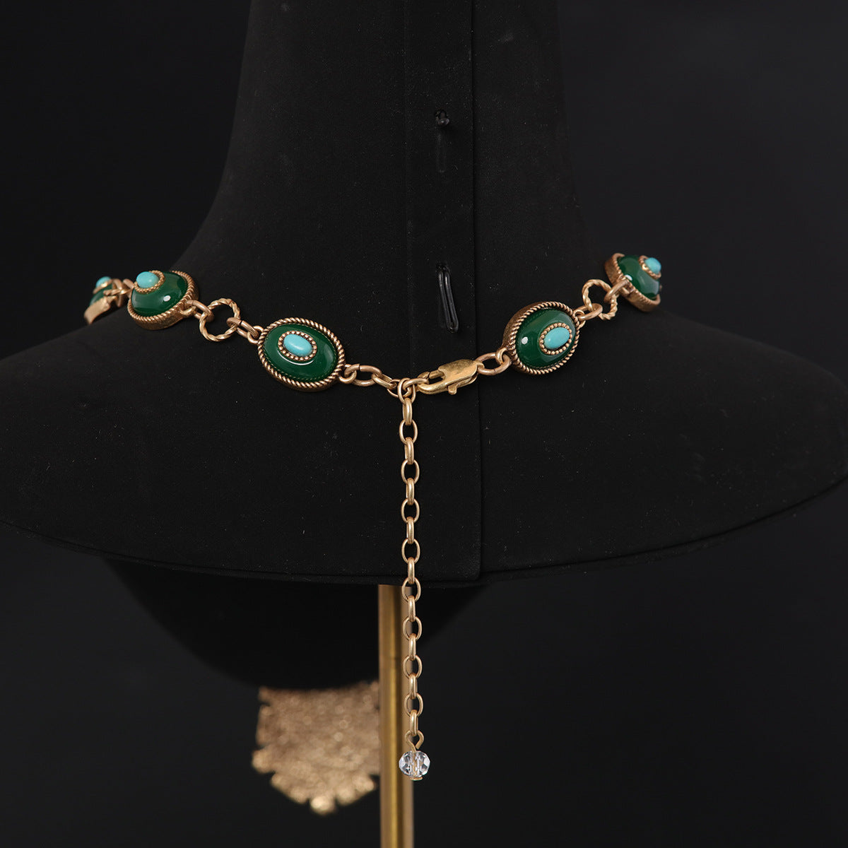 Mediterranean Teardrop Pendant Necklace