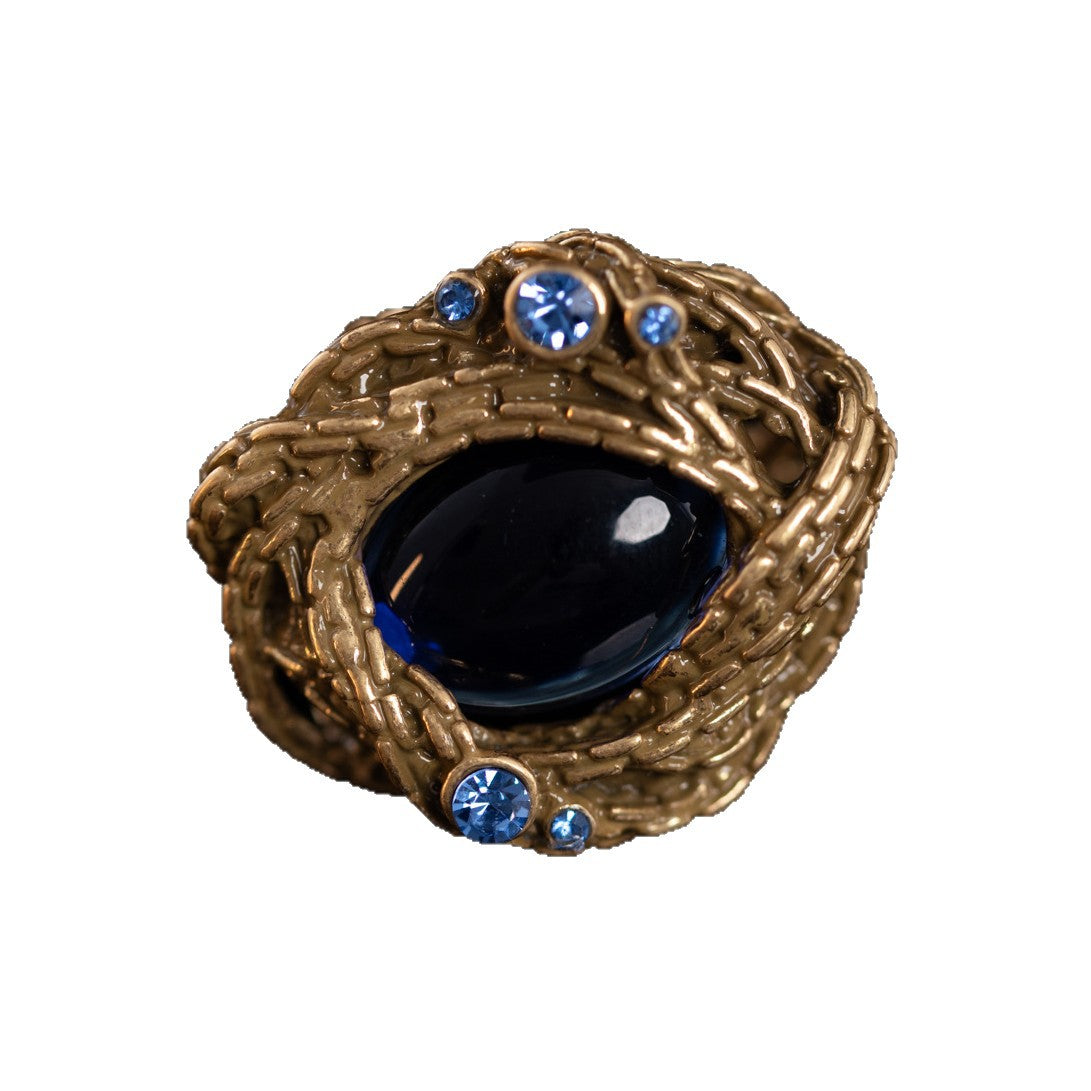 Vintage Sapphire Weave Ring