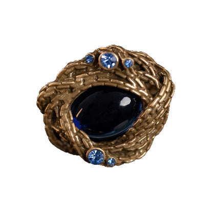 Vintage Sapphire Weave Ring