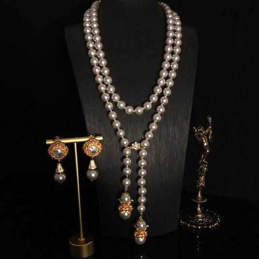 Vintage Pearl Jewelry Set