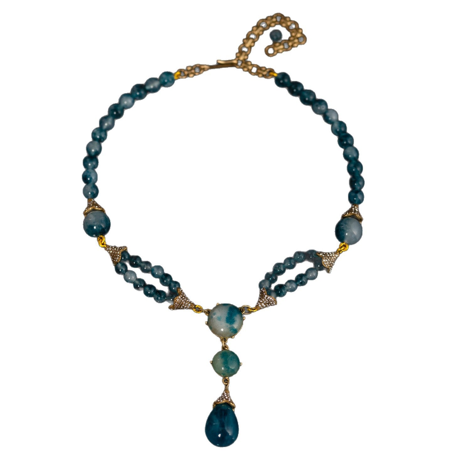 Azure Cascade Necklace