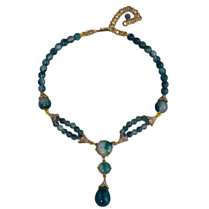 Azure Cascade Necklace