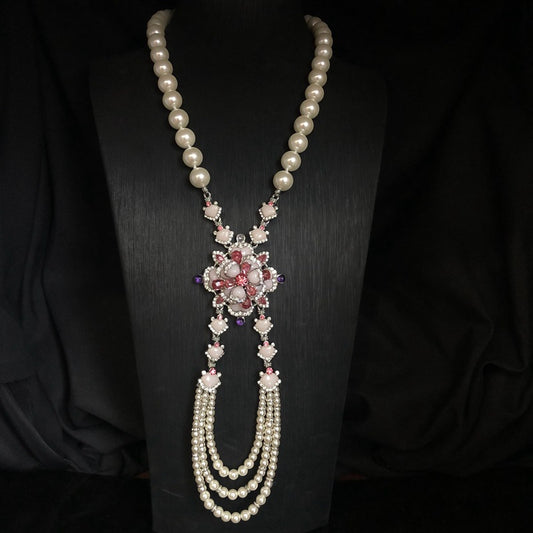 Blossom Pearl & Pink Gem Set