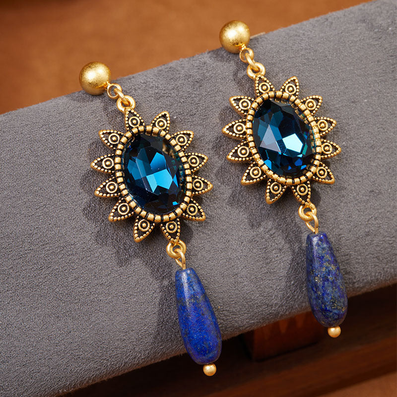 Sapphire Pendant Earrings