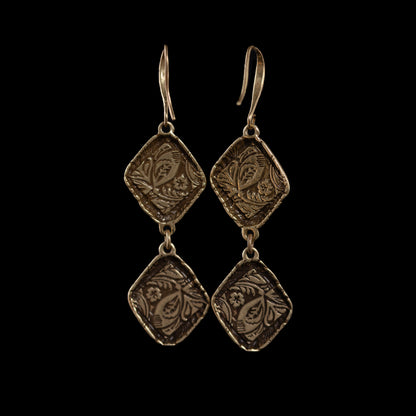 The Turquoise Diamond Earrings