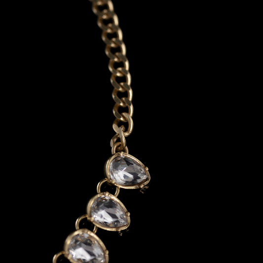 Emerald Teardrop Statement Necklace