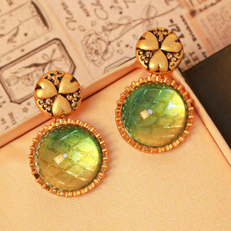 Summer Vintage Round Earrings