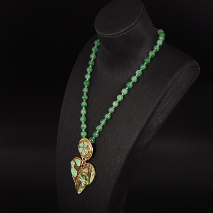 Verdant Heart Pendant Necklace