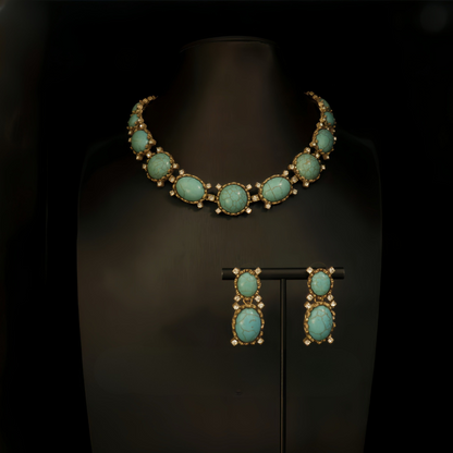 Turquoise Queen Vintage Jewelry Set